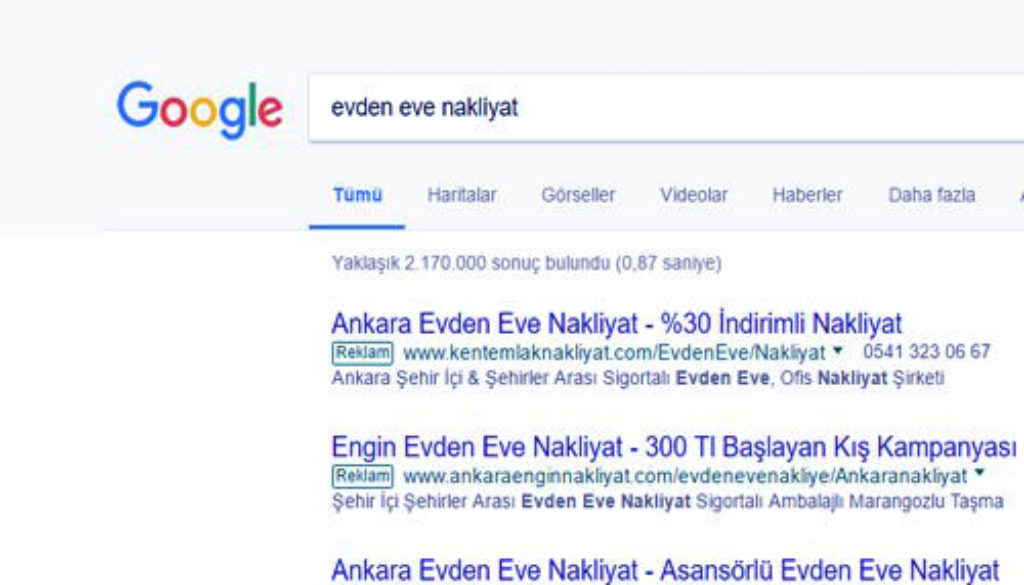 google reklam verme