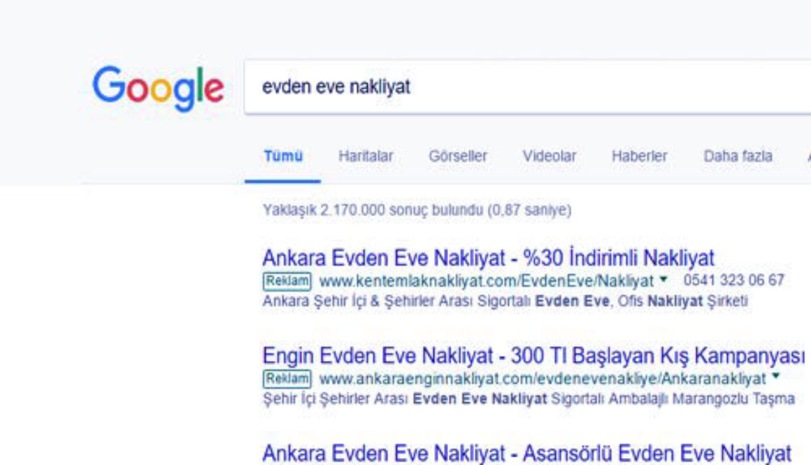 google reklam verme